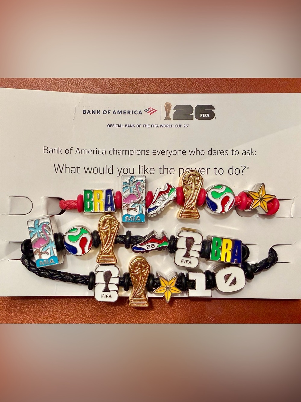 3 FIFA 2026 bracelet charms